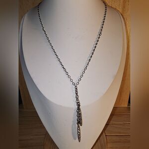 Talbots Silvertone Necklace NWT